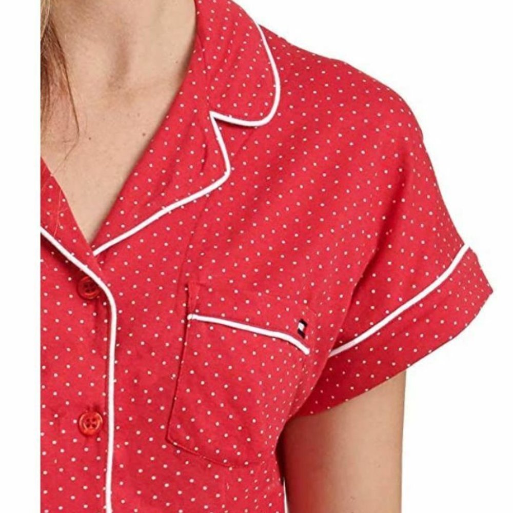 Tommy Hilfiger Ladies' 2-piece Short PJ Pajama Set - Picture 5 of 5